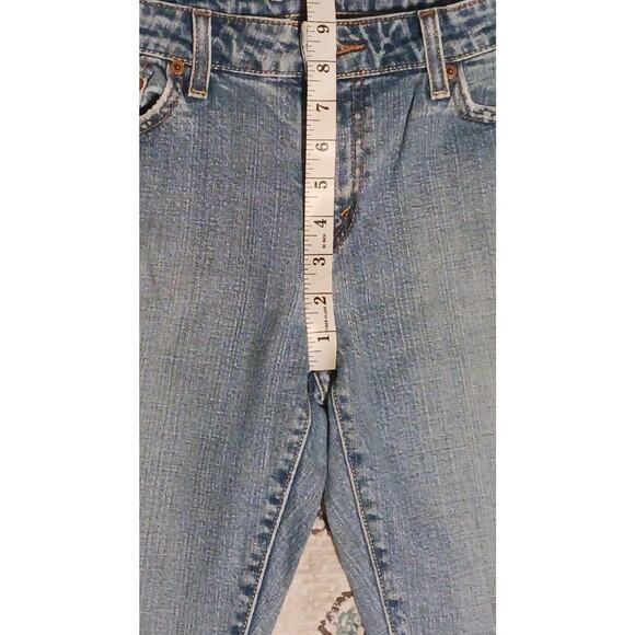 Levis 515 Bootcut Womens 10M 30Wx27L Faded Blue Denim Jeans - Picture 6 of 9